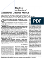 A Prospective Study of Gestational DM