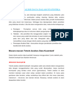 Pertemuan 5 Teknik Analisis Data