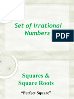 Lesson 3.2 Set of Irrational Numbersstudents