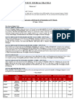 Travel Quotation Format