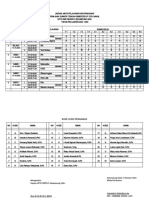 Jadwal Mata Pelajaran & Pengawas P.sts - Ganjil 2023.2024