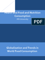 Health and Food and Nutrition Consumption Erasmus