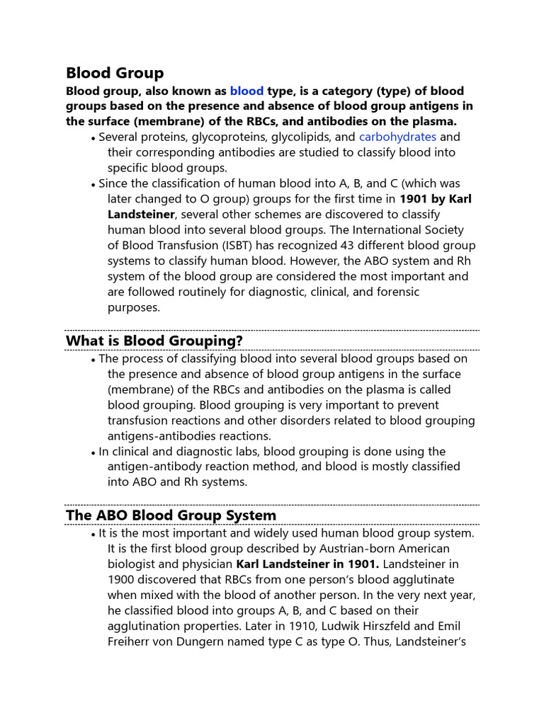 Abo blood group pdf blood type animal anatomy