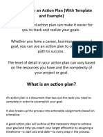 How To Write An Action Plan (With