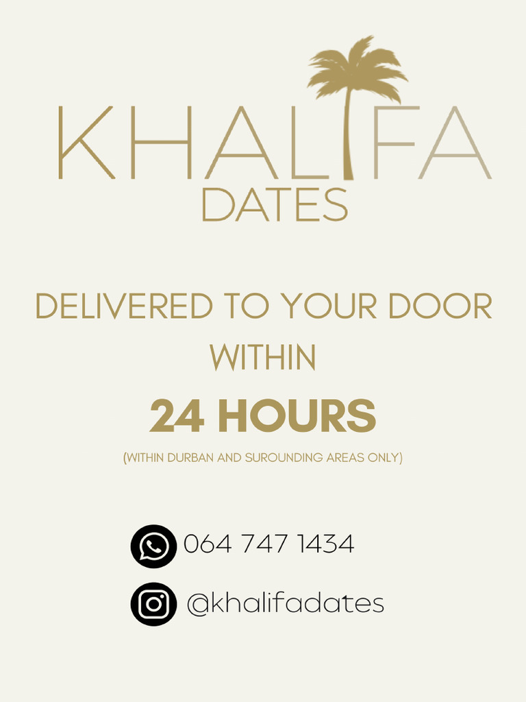 Khalifa Dates - Catalogue | PDF