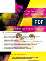 Introduction To Health Assessment