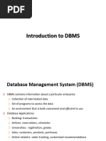 Introduction To Databases