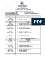 Accomplisment Report December