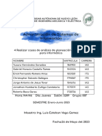 4 Realizar Casos de Análisis de Planeación de Recursos para Informática