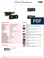 GeForce-RTX-3050-GAMING-X-8G Data Sheet