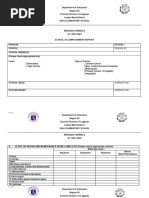 Brigada Eskwela Form 7 School Accomplishment Report