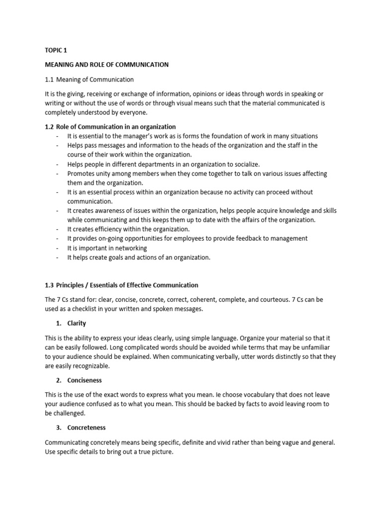 Introduction to Communication Skills | PDF | Communication ...