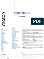 Motorola One Power Manual