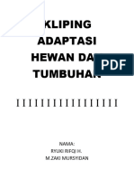 Adaptasi Tumbuhan