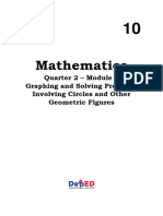 Math 10 q2 Week 9 Module 9 Graphing and Solving Problems Involving Circles and Other Geometric Figures For Reproduction