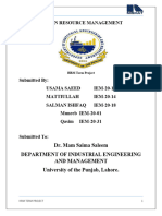 14,18,19 HRM Term Project (Report)