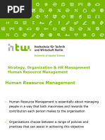 6 Human Resource Management and Recruitment and Selection WS 17-18