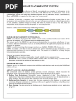 03 Database Management System Revision Notes