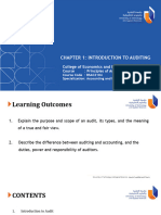 Principles of Auditing - Chapter - 1