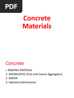 Concrete Materials