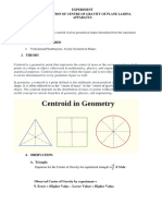 Centre of Gravity Lab Manual