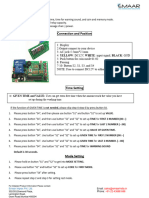 JY-15A Timer Board: Connection and Position