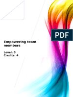 Empowering Team Members