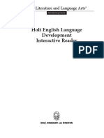 English Language Development - Interactive Reader, Introductory Course (Grade 6)