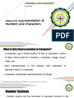 Representation of Numbers