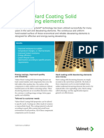 Valmet Hard Coating Solid Dewatering Elements - Flyer