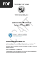 UM Convocation Schedule 2025 | PDF | Bachelor's Degree | Master's Degree