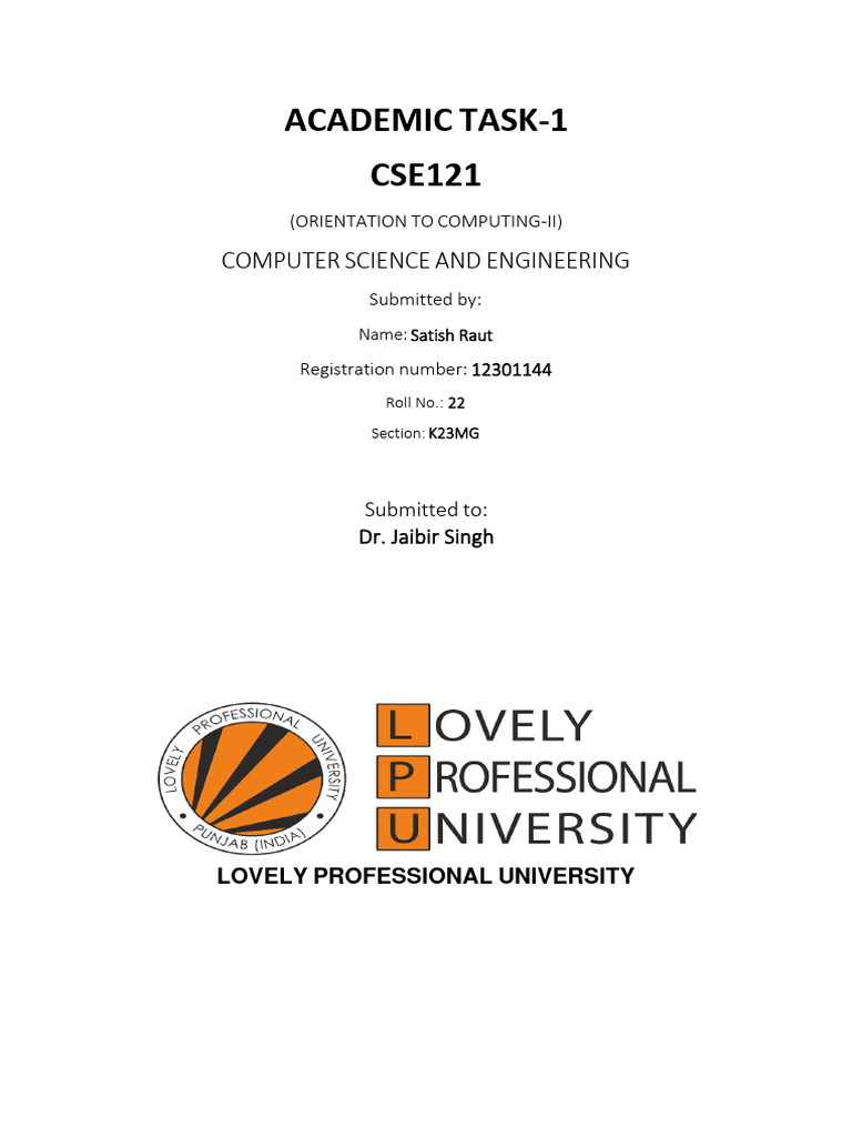 Cse121 Satish Pdf Microsoft Azure Artificial Intelligence