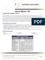 Royal Purple Euro Formulation Motor Oil PDS 10jun2022