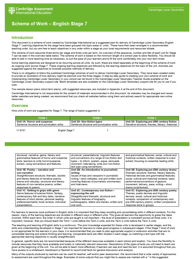 Cambridge English Stage 7 Guide | PDF | Verb | Clause