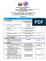 Agenda of The PDC Meeting 2nd Sem 2023