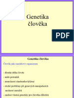 Genetika Člověka