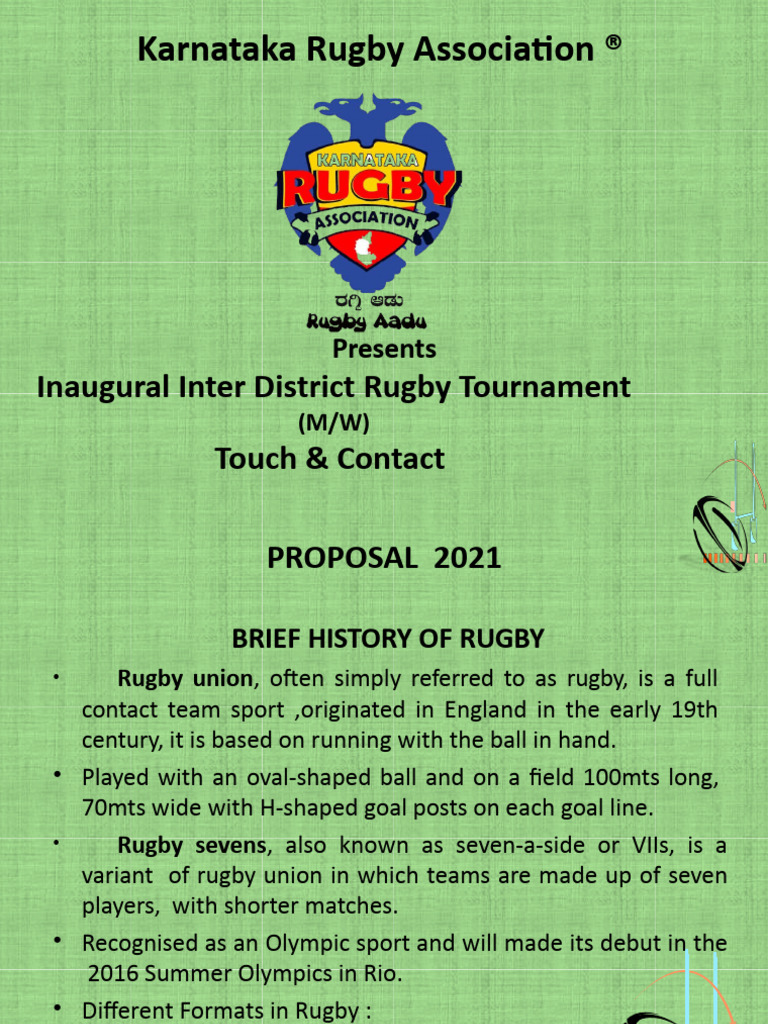 KRA Tournament 2021 | PDF | Rugby Union | Entertainment