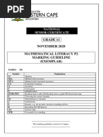Mathematical Literacy Maths LIT Grade 12 NSC P2 QP May June 2025 | PDF