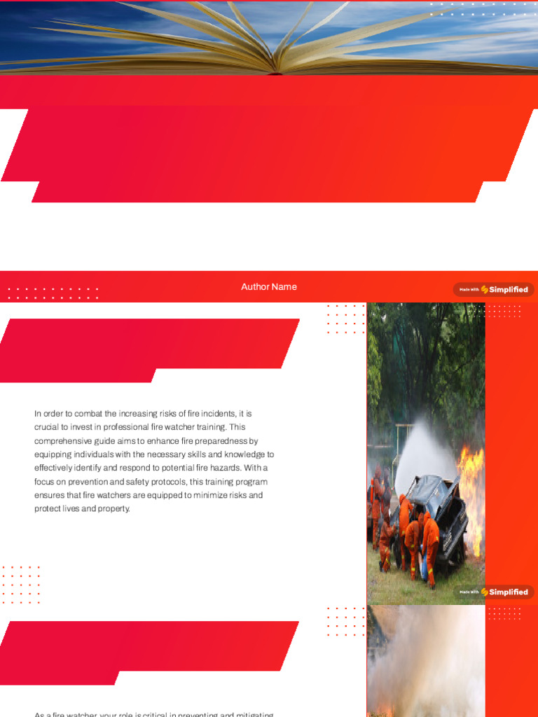 FIRE LOOKOUT TRAINING REQUIREMENTS visual data 3