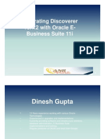 Integrating Discoverer 10.1.2 With Oracle E-Business Suite 11i
