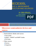 Module 4 - Microwave Semiconductor and Sources