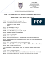 Programme de La Jif 2023