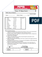 7th Class Major Test-2