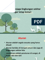 PKN Aturan Menjaga Lingkungan Sekitar