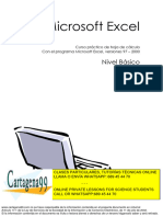 Microsoft Excel - Nivel Básico