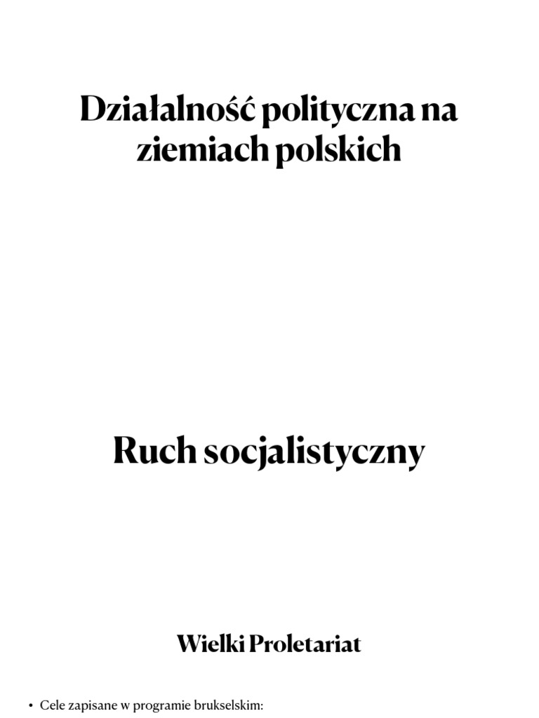 Wiosna Ludów Na Ziemiach Polskich Notatka Działalność polityczna na ziemiach polskich | PDF