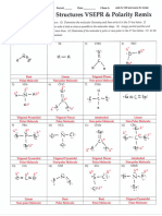 UNIT 3 - Assignment 8 - Lewis Structures VSEPR Polarity Remix - Answer Key Complete