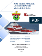 Proposal Kerja Praktek - Pt. Citra Shipyard