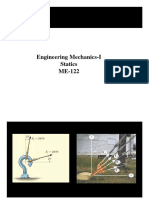 Vectors and Force System (Lec 3-4) ME 122