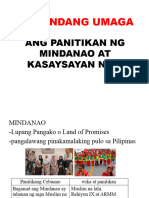 Ang Panitikan NG Mindanao at Kasaysayan Nito